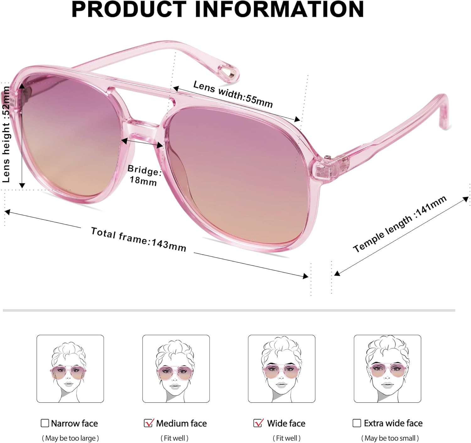 SOJOS Retro Polarized Aviator Sunglasses for Women Men Classic 70s Vintage Trendy Square Aviators SJ2174Light PurplePurple Gradient Brown