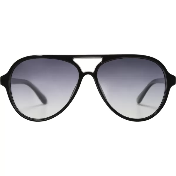 SOJOS Classic Polarized Aviator Sunglasses Womens Mens Retro Double Bridge Aviators SJ2201BlackGrey