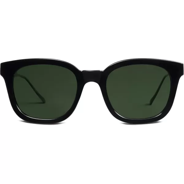 SOJOS Classic Square Polarized Sunglasses Womens Mens Retro Trendy Uv400 Sunnies Sj2050 Blue MiddleBlackDark Green