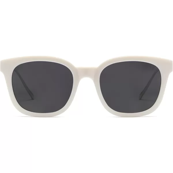 SOJOS Classic Square Polarized Sunglasses Womens Mens Retro Trendy Uv400 Sunnies Sj2050 Blue MiddleWhiteGrey