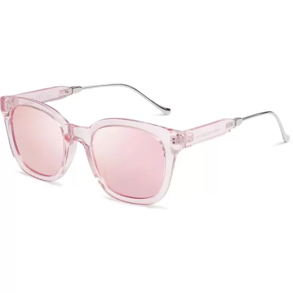 Clear Pink/Pink Mirrored