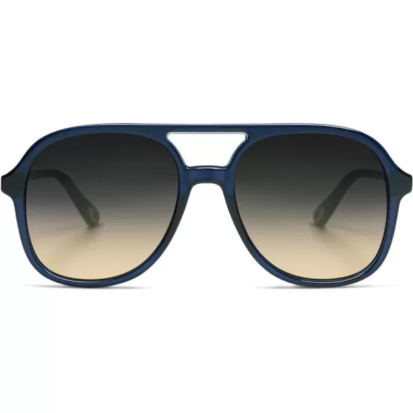 Dark Blue/Grey Gradient Brown