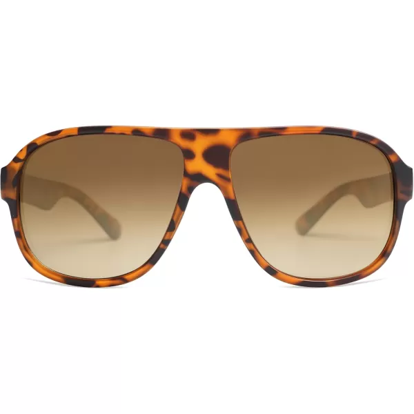 SOJOS Trendy Floating Polarized Aviator Sports Sunglasses for Women MenRetro Shades for Fishing Surfing Boating SJ2336Brown