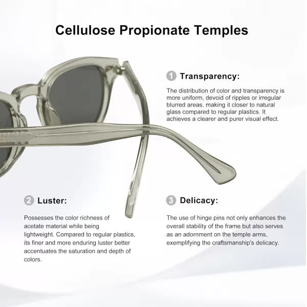 imageSOJOS Retro Small Round Sunglasses for Men Women Trendy Circle Style UV400 Lenses Unisex Sun Glasses SJ2251Crystal GreyGrey