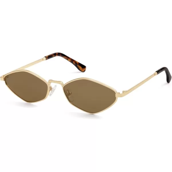 Shiny Gold / Brown Lens
