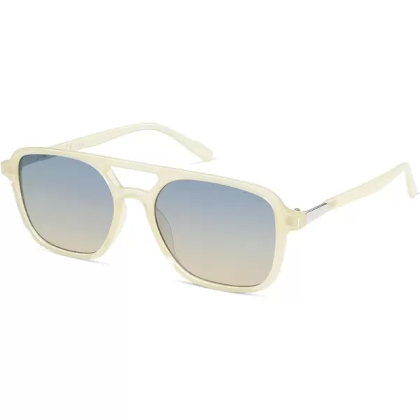 Light Milky Yellow Frame/Blue Grading Lens