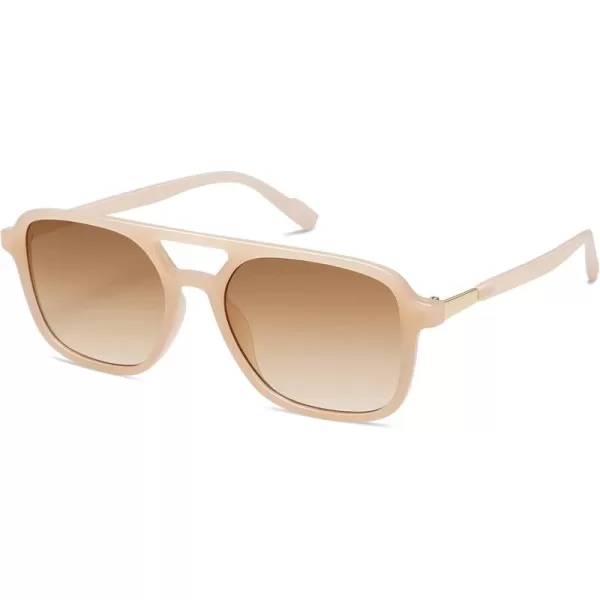 Milky Cream Frame/Brown Grading Lens