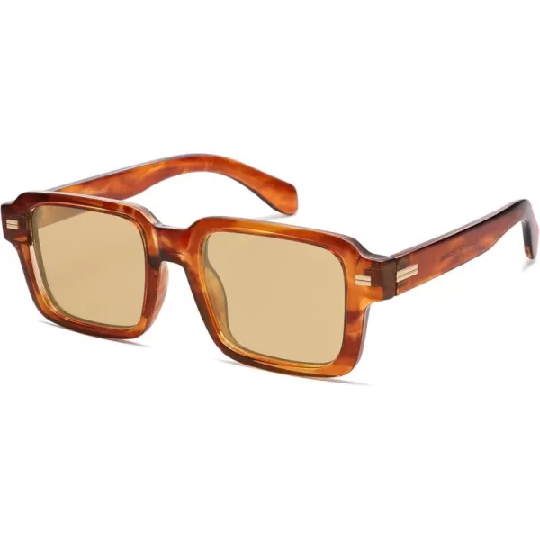 Orange Tortoise/Light Brown
