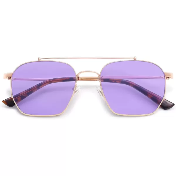 Rose Gold / Purple Lens