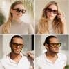 imageSOJOS Retro Polarized Square Sunglasses Womens Mens Vintage 70s 80s 90s Hexagon Shades SJ2377Green