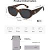 imageSOJOS Retro Square Polarized Sunglasses Womens Mens Vintage Thick Chunky Frame 80s 90s Large Shades SJ2374Demi
