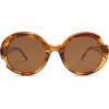 imageSOJOS Big Retro Oval Round Polarized Sunglasses Womens Mens Vintage Trendy Oversized Sunnies SJ2362Brown TortoiseBrown