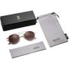 imageSOJOS Retro Vintage Round Polarized Sunglasses for Women Men Small Double Bridge Circle Sunnies SJ1104GoldBrown