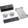 imageSOJOS Retro Vintage Round Polarized Sunglasses for Women Men Small Double Bridge Circle Sunnies SJ1104SilverSilver