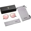 imageSOJOS Retro Vintage Round Polarized Sunglasses for Women Men Small Double Bridge Circle Sunnies SJ1104TortoisePink
