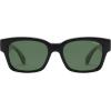 imageSOJOS Classic Square Polarized Sunglasses for Women Men Trendy Unisex Design SJ2372BlackGreen