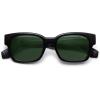 imageSOJOS Classic Square Polarized Sunglasses for Women Men Trendy Unisex Design SJ2372BlackGreen