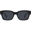 imageSOJOS Classic Square Polarized Sunglasses for Women Men Trendy Unisex Design SJ2372BlackGrey