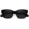 imageSOJOS Classic Square Polarized Sunglasses for Women Men Trendy Unisex Design SJ2372BlackGrey