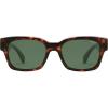 imageSOJOS Classic Square Polarized Sunglasses for Women Men Trendy Unisex Design SJ2372BrownGreen