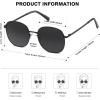 imageSOJOS Classic Trendy Square Sunglasses for Women Men Cute Big Frame Gold Shades SJ1137BlackGrey