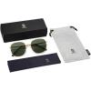 imageSOJOS Classic Trendy Square Sunglasses for Women Men Cute Big Frame Gold Shades SJ1137GoldDark Green
