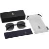 imageSOJOS Classic Trendy Square Sunglasses for Women Men Cute Big Frame Gold Shades SJ1137Matt BlackGradient Grey