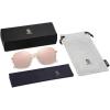 imageSOJOS Classic Trendy Square Sunglasses for Women Men Cute Big Frame Gold Shades SJ1137Shiny GoldPink Mirrored