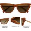 imageSOJOS Retro Small Polarized Cat Eye Sunglasses Womens Vintage Shades Trendy Stylish Sunnies SJ2361Brown  Gradient Brown