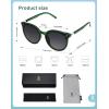 imageSOJOS Sunglasses Womens Trendy 2025 Classic Round Retro Vintage Shades Large Frame Sunnies SJ2067Green
