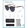 imageSOJOS Sunglasses Womens Trendy 2025 Classic Round Retro Vintage Shades Large Frame Sunnies SJ2067Leopard