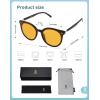 imageSOJOS Sunglasses Womens Trendy 2025 Classic Round Retro Vintage Shades Large Frame Sunnies SJ2067Orange