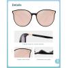 imageSOJOS Sunglasses Womens Trendy 2025 Classic Round Retro Vintage Shades Large Frame Sunnies SJ2067Pink