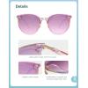 imageSOJOS Sunglasses Womens Trendy 2025 Classic Round Retro Vintage Shades Large Frame Sunnies SJ2067Purple