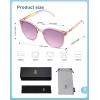 imageSOJOS Sunglasses Womens Trendy 2025 Classic Round Retro Vintage Shades Large Frame Sunnies SJ2067Purple