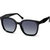 imageSOJOS Trendy Polarized Sunglasses for Women Classic Retro Square Womens Shade Sunnies SJ2333BlackGrey Grading