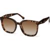 imageSOJOS Trendy Polarized Sunglasses for Women Classic Retro Square Womens Shade Sunnies SJ2333Brown TortoiseBrown Grading