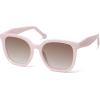 imageSOJOS Trendy Polarized Sunglasses for Women Classic Retro Square Womens Shade Sunnies SJ2333Solid CreamBrown Grading