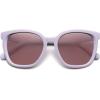 imageSOJOS Trendy Polarized Sunglasses for Women Classic Retro Square Womens Shade Sunnies SJ2333Solid PurpleRose