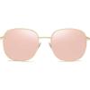 Shiny Gold/Pink Mirrored