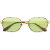 Tortoise/Light Green