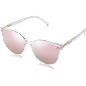 imageSOJOS Sunglasses Womens Trendy 2025 Classic Round Retro Vintage Shades Large Frame Sunnies SJ2067Clear