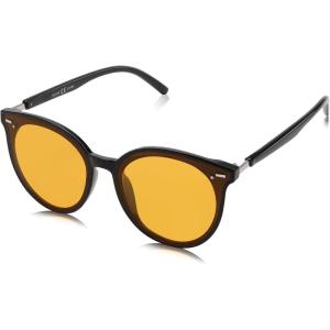 imageSOJOS Sunglasses Womens Trendy 2025 Classic Round Retro Vintage Shades Large Frame Sunnies SJ2067Orange