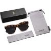 imageSOJOS Classic Cat Eye Polarized Sunglasses for Women Retro Trendy Bold Rectangular Sunnies SJ2254TortoiseGrey