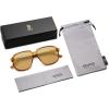 imageSOJOS Retro Vintage Square Polarized Sunglasses for Women Men 70s 80s Oversized Shades SJ2272BrownBrown