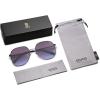 imageSOJOS Trendy Oversized Sunglasses for Women Men UV400 Protection Hexagon Shades with Spring Hinges SJ1210Light GunmetalPurple