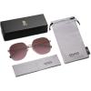 imageSOJOS Trendy Oversized Sunglasses for Women Men UV400 Protection Hexagon Shades with Spring Hinges SJ1210PinkDark Rose