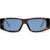 imageSOJOS Trendy Y2K Rectangle Polarized Sunglasses for Women Men Fashion Designer Rave Sunglasses SJ2228Brown TortoiseBlue