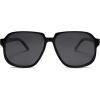 imageSOJOS Retro Vintage Square Polarized Sunglasses for Women Men 70s 80s Oversized Shades SJ2272BlackGrey