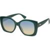 imageSOJOS Trendy Polarized Round Oversized Sunglasses Womens Square Women Sun Glasses SJ2340GreenGreen Grading Yellow